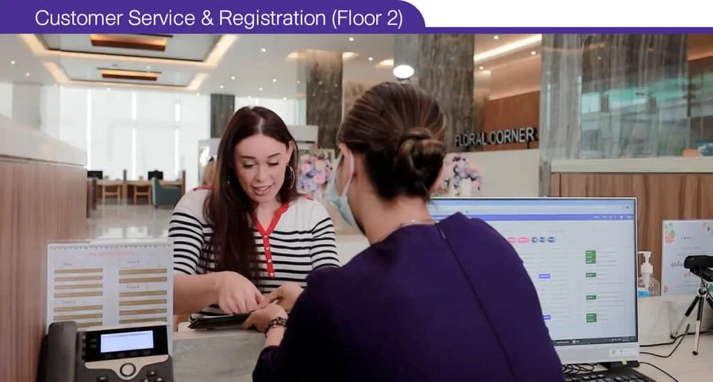 Customer Service & Registration (Floor 2) 03